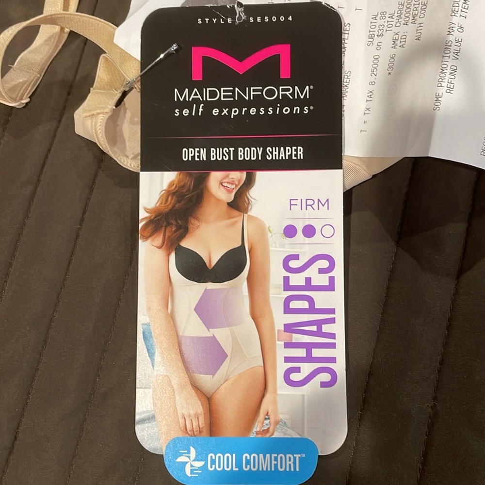 NWT Maidenform Open Bust Bodyshaper - L - Picture 5 of 6
